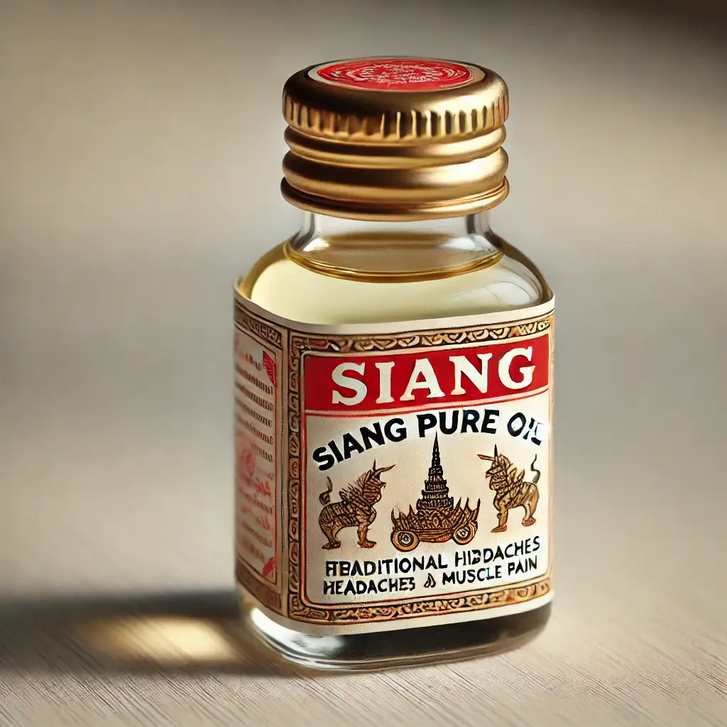 Siang Pure 油是泰國著名的藥油,具有極佳的舒緩效果