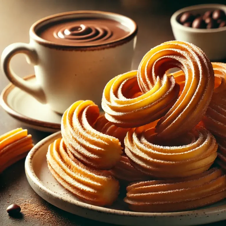 西班牙零食3. Churros with Chocolate (西班牙油條巧克力)