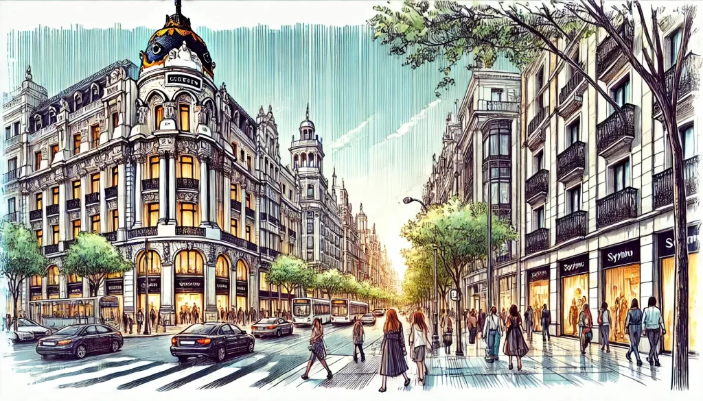 馬德里精品購物街:Calle de Serrano