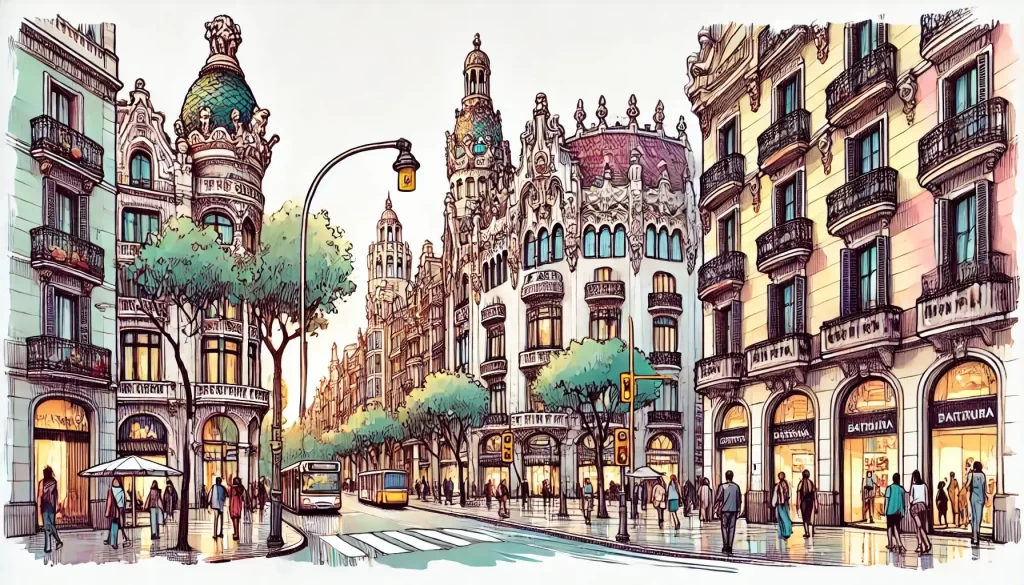 西班牙在哪裡買名牌包?Passeig de Gràcia精品大街