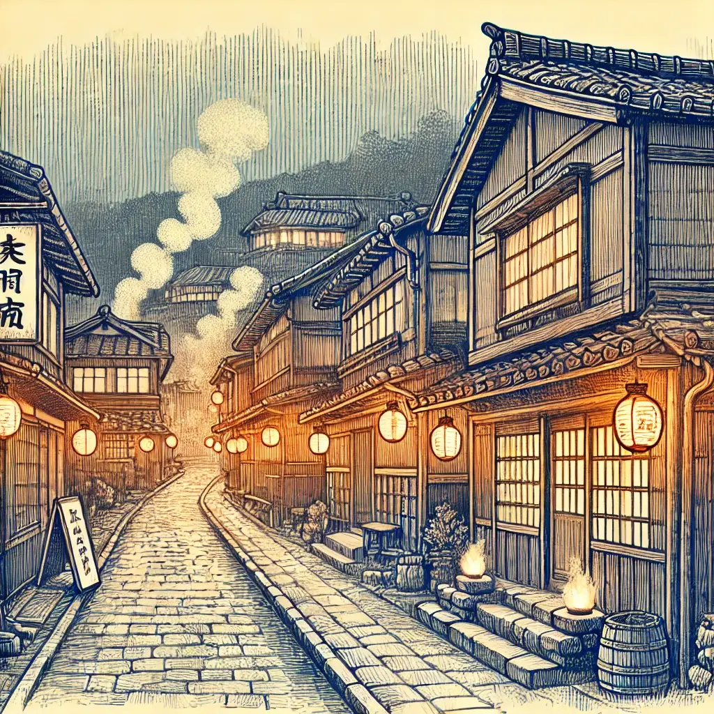 有馬溫泉夜景,泡湯與夜景結合的靜謐享受