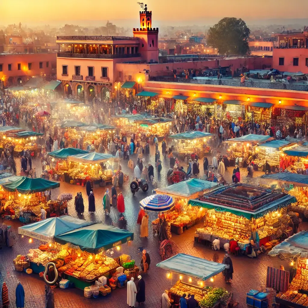 摩洛哥好物哪裡買？Jemaa el-Fnaa square