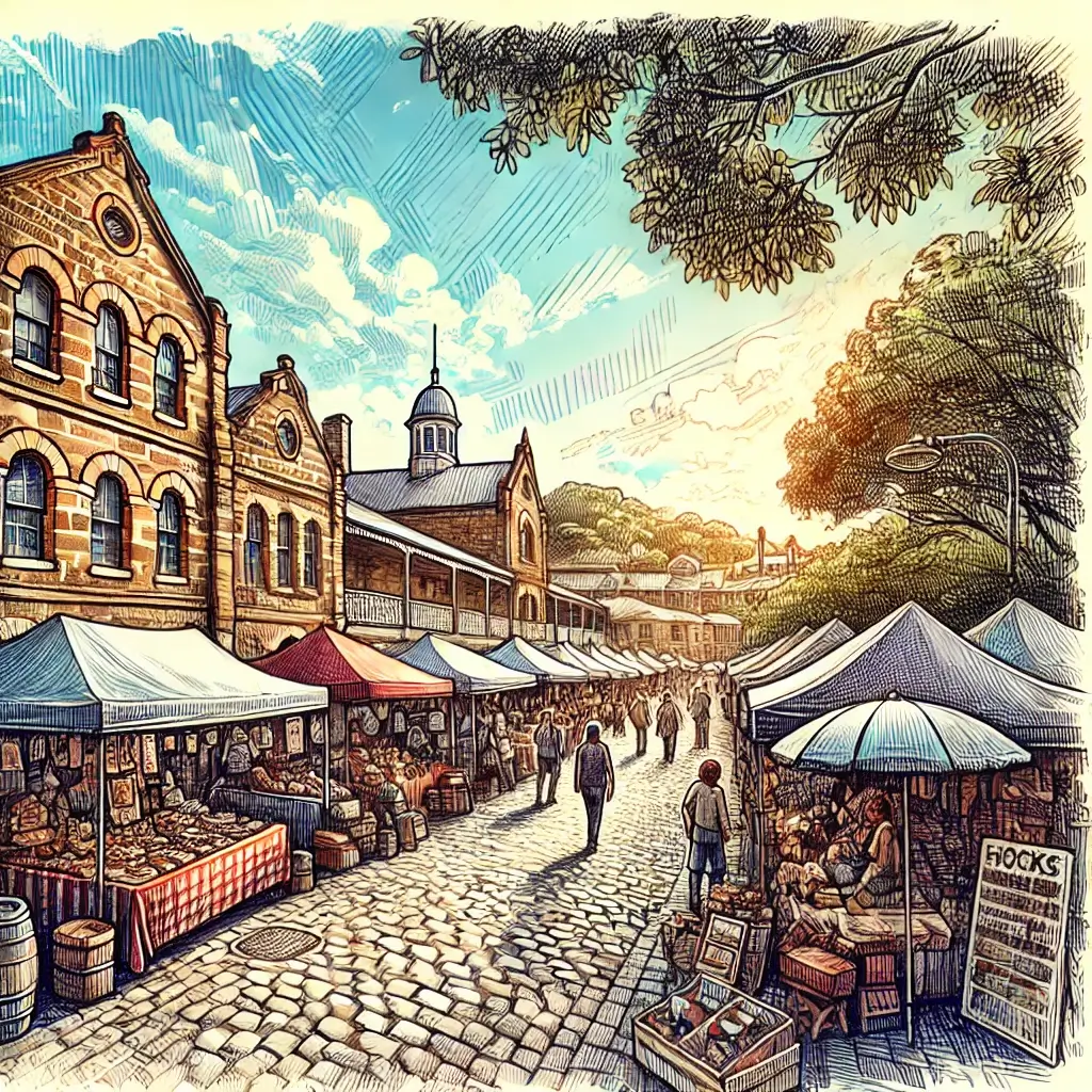 上哪裡買澳洲特產?The Rocks Markets