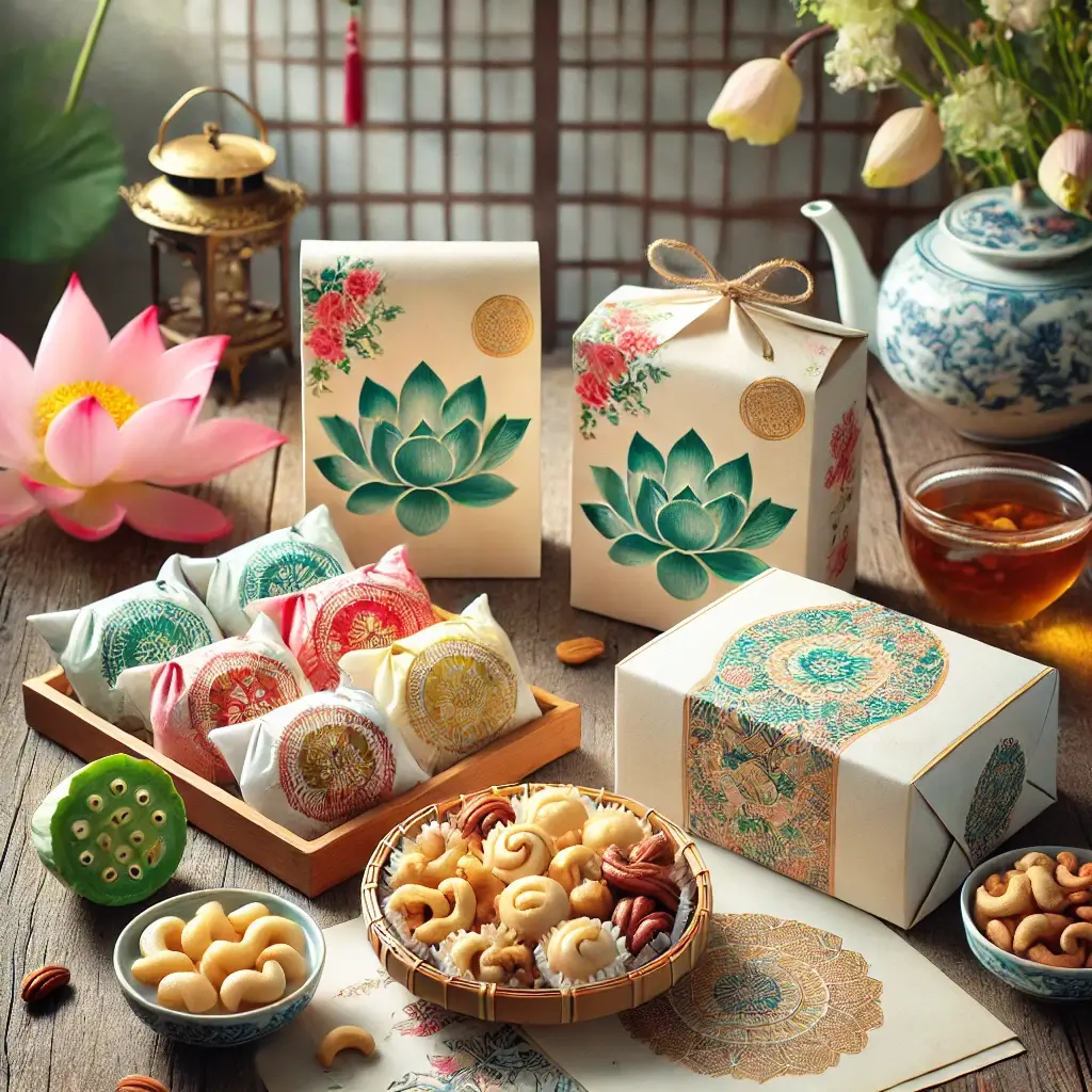 越南名產:椰子糖、腰果和蓮花茶