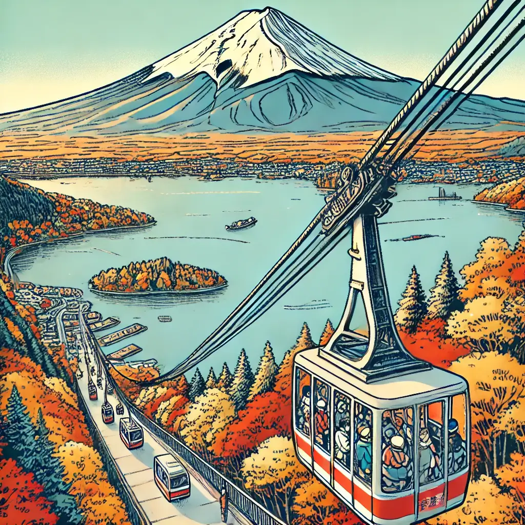 河口湖富士山纜車