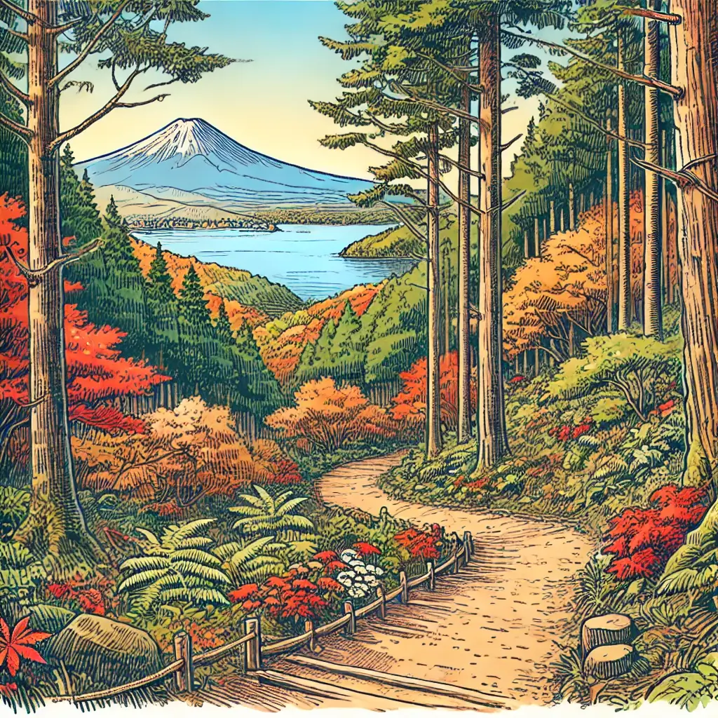 東海自然步道（富士河口湖段）