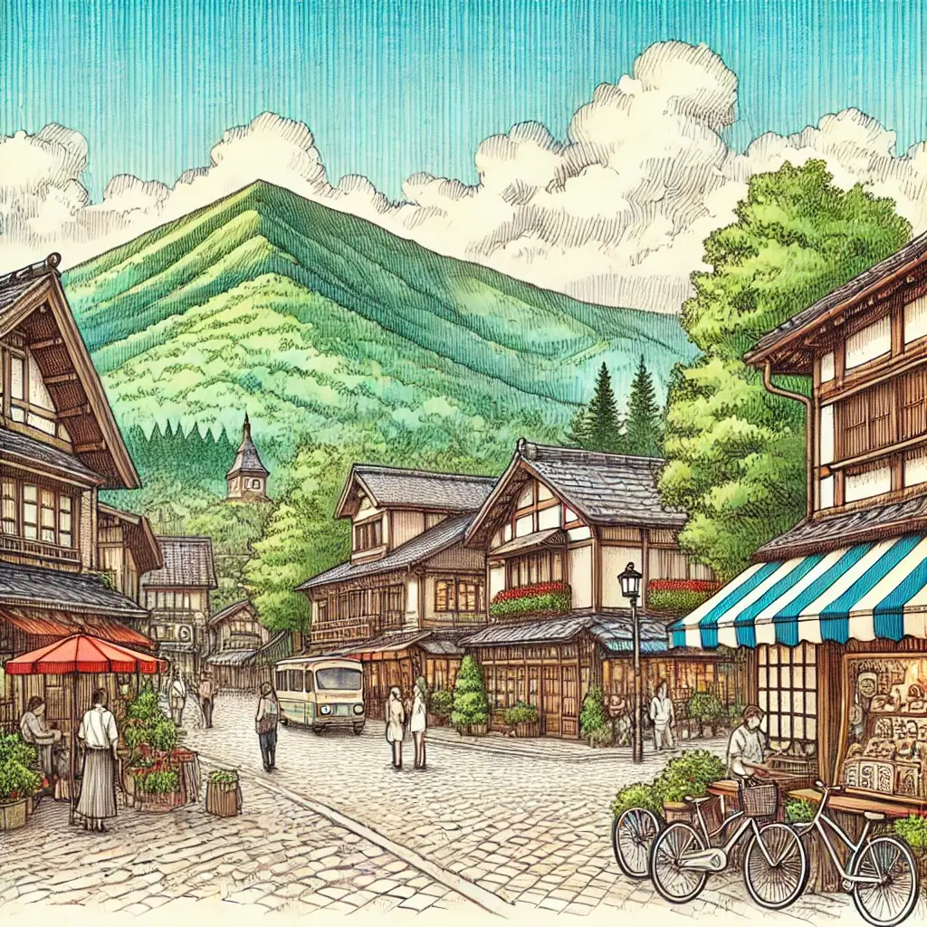 舊輕井澤銀座通與星野街