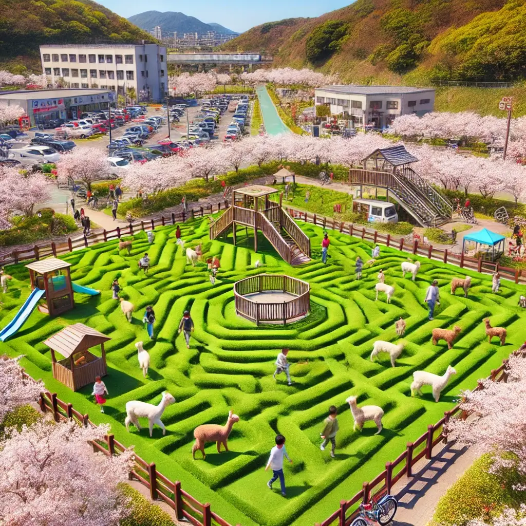 不只有動物園,還有迷宮、水上樂園與單車區,讓孩子從陸地到水域都能盡情探險。